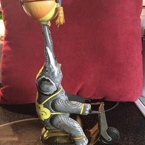 Collectible Vintage tin circus elephant